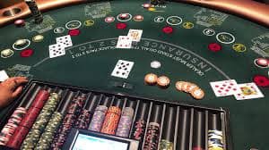 Antarmuka aplikasi mobile deadshoot menampilkan pasar Liga 1 dan pilihan permainan live-dealer